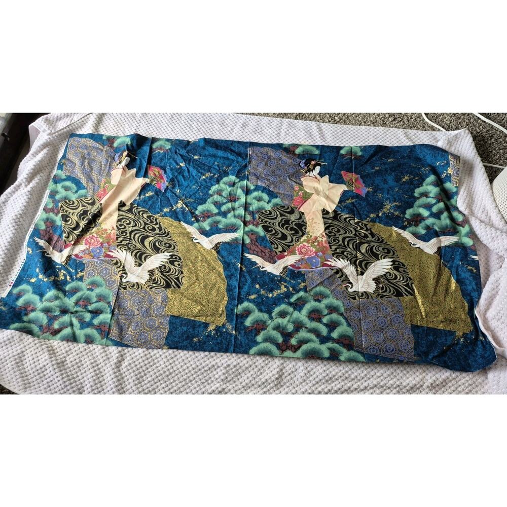 💥 Kona Bay Fabrics Geisha Cotton Quilting Panels Cut Remnants G
